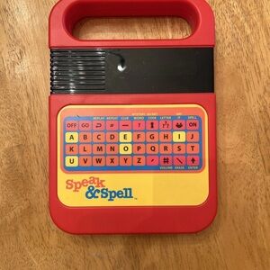 Red Speak & Spell Electronic Toy